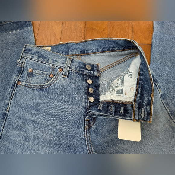 NWT Levi's 501 Original High Rise Denim - Picture 7 of 8